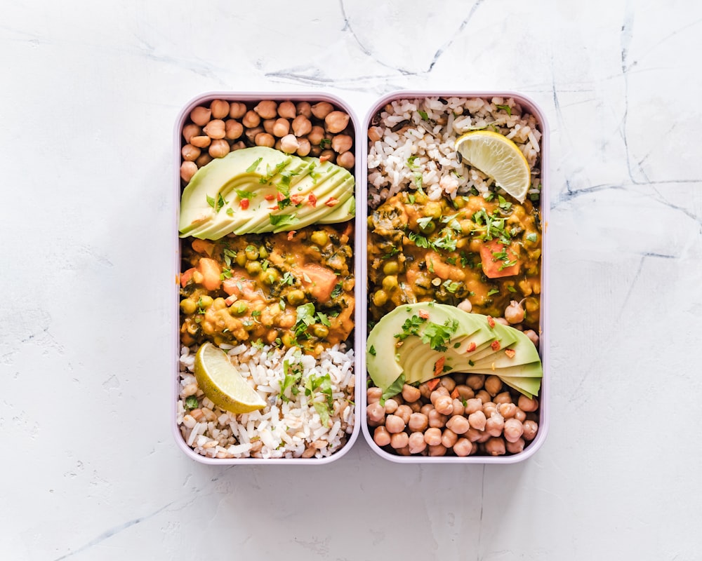 Mason jar salads with layered ingredients for freshness